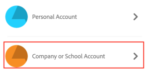 Select account